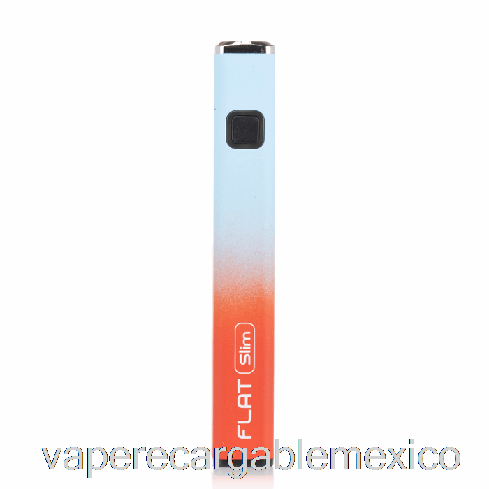 Vape Recargable Yocan Flat Slim 350mah Batería Rojo Verde Azulado